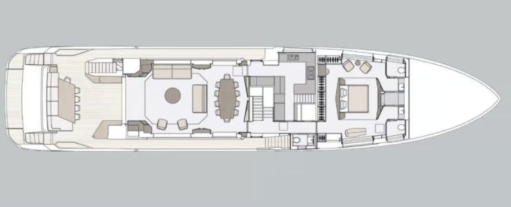 Azimut Grande 36M - ponte principale - azimutyachts.com