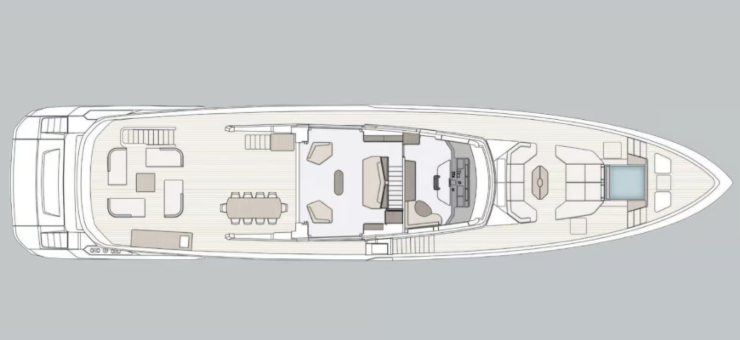 Azimut Grande 36M - ponte superiore - azimutyachts.com