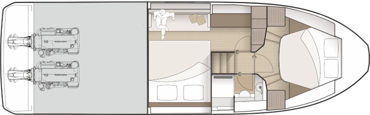 Marex 390 - ponte inferiore - marex.no