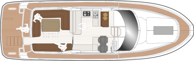 Marex 440 Gourmet - ponte principale - marex.no