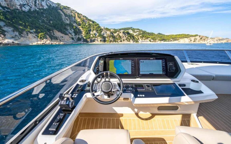 Sunseeker 90 Ponte a&eacute;rea do oceano