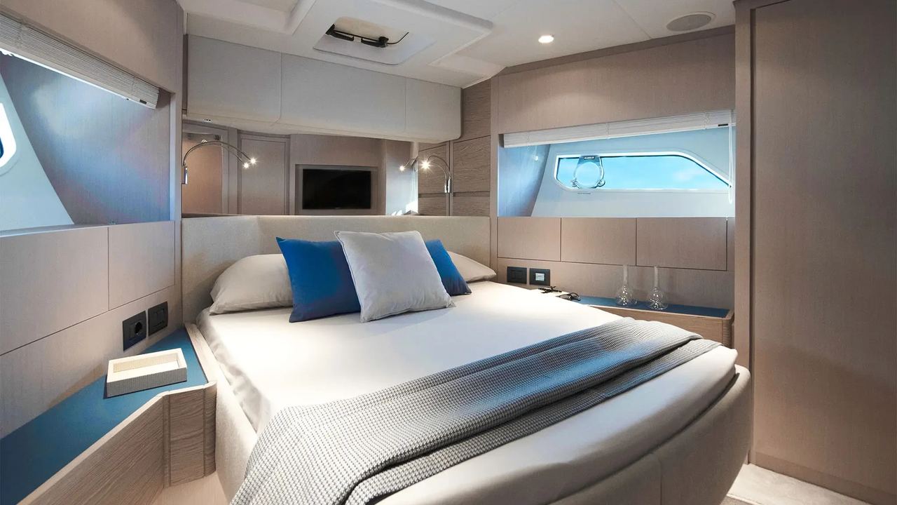 Cabina ospiti del Ferretti Yachts 500
