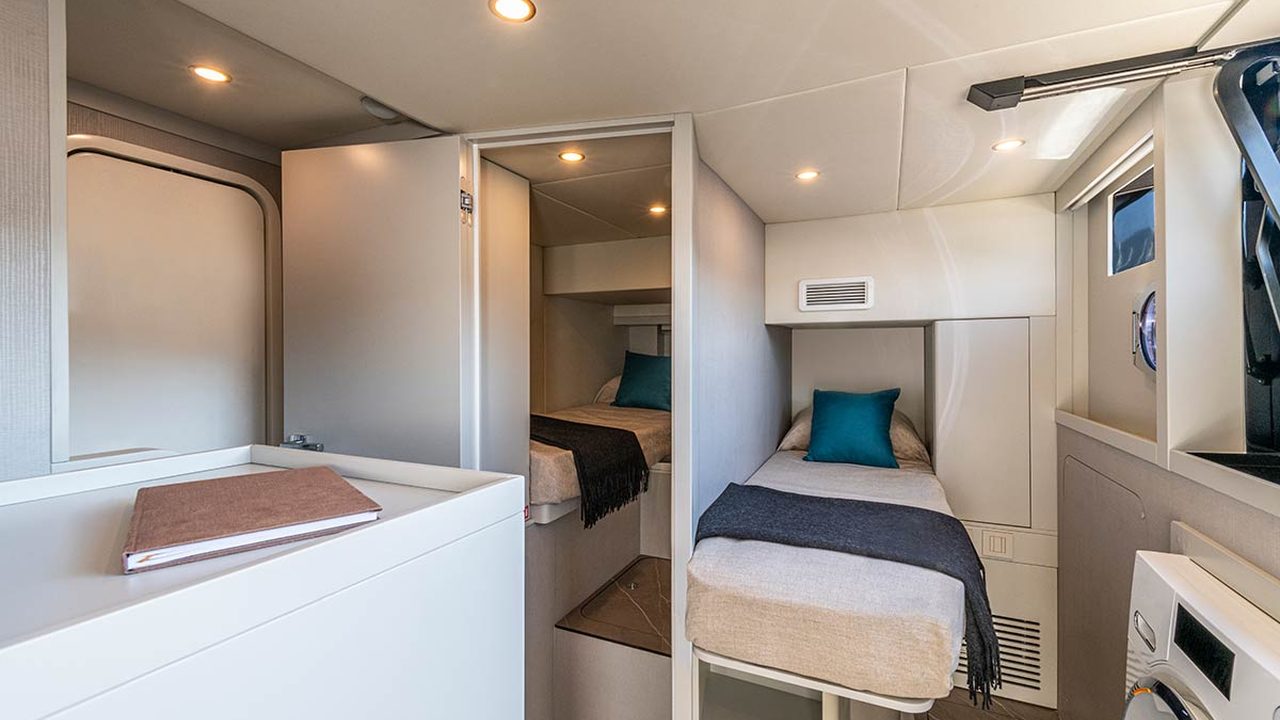 Absolute Navetta 70 crew accommodation