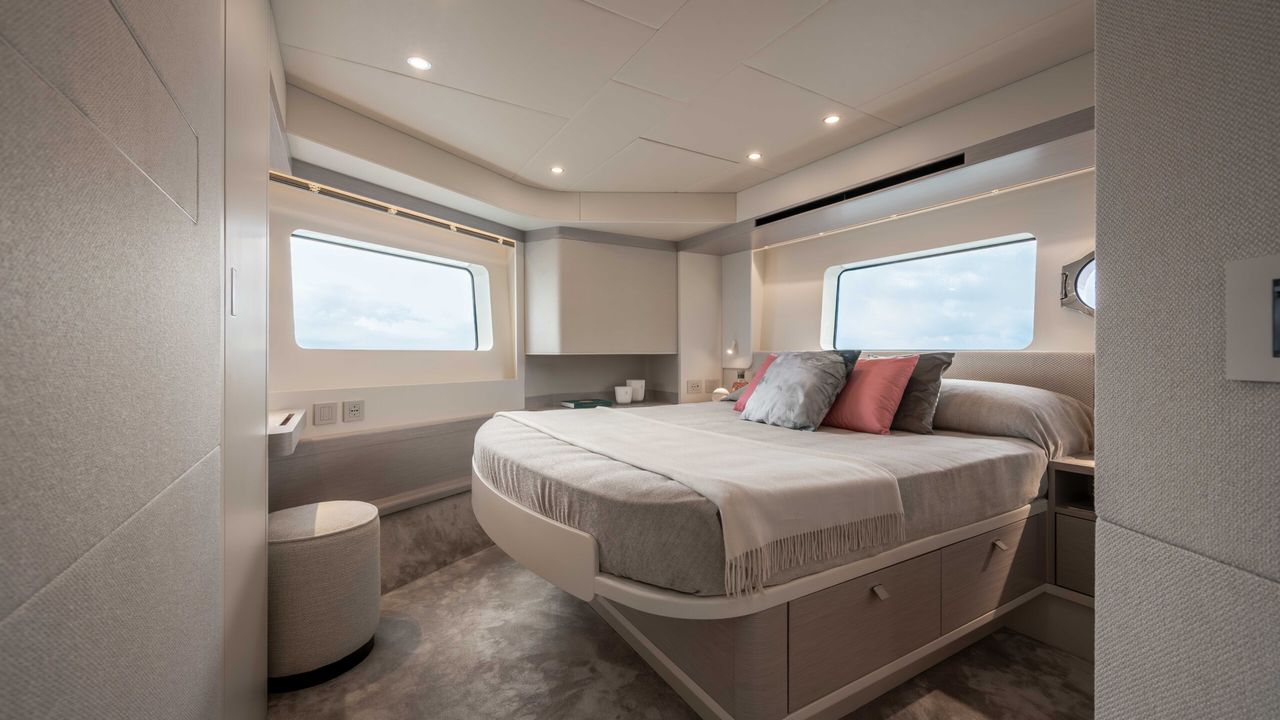Cabina armatoriale dell’Absolute Navetta 50