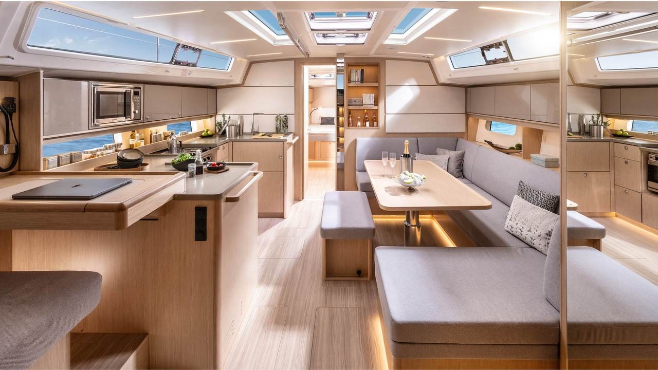 Quadrato e cucina del BAVARIA C46
