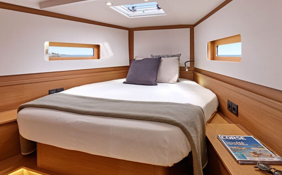 Cabina armatoriale del Beneteau First 44