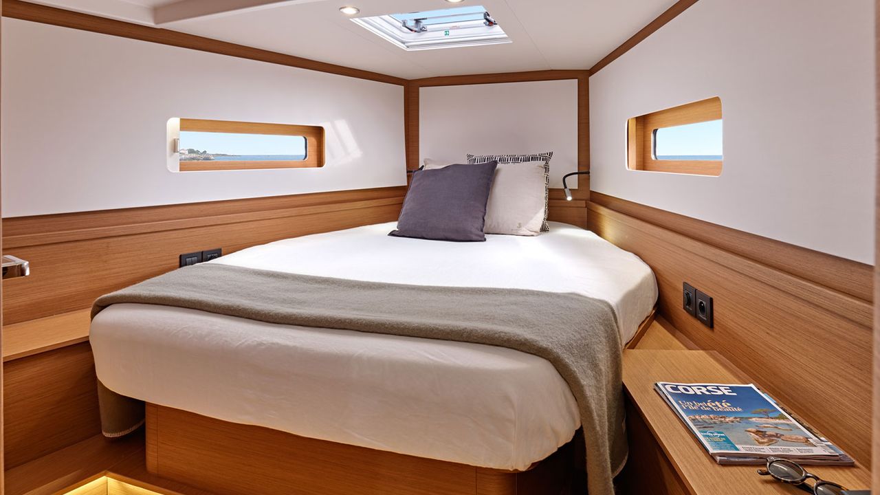 Cabina armatoriale del Beneteau First 44