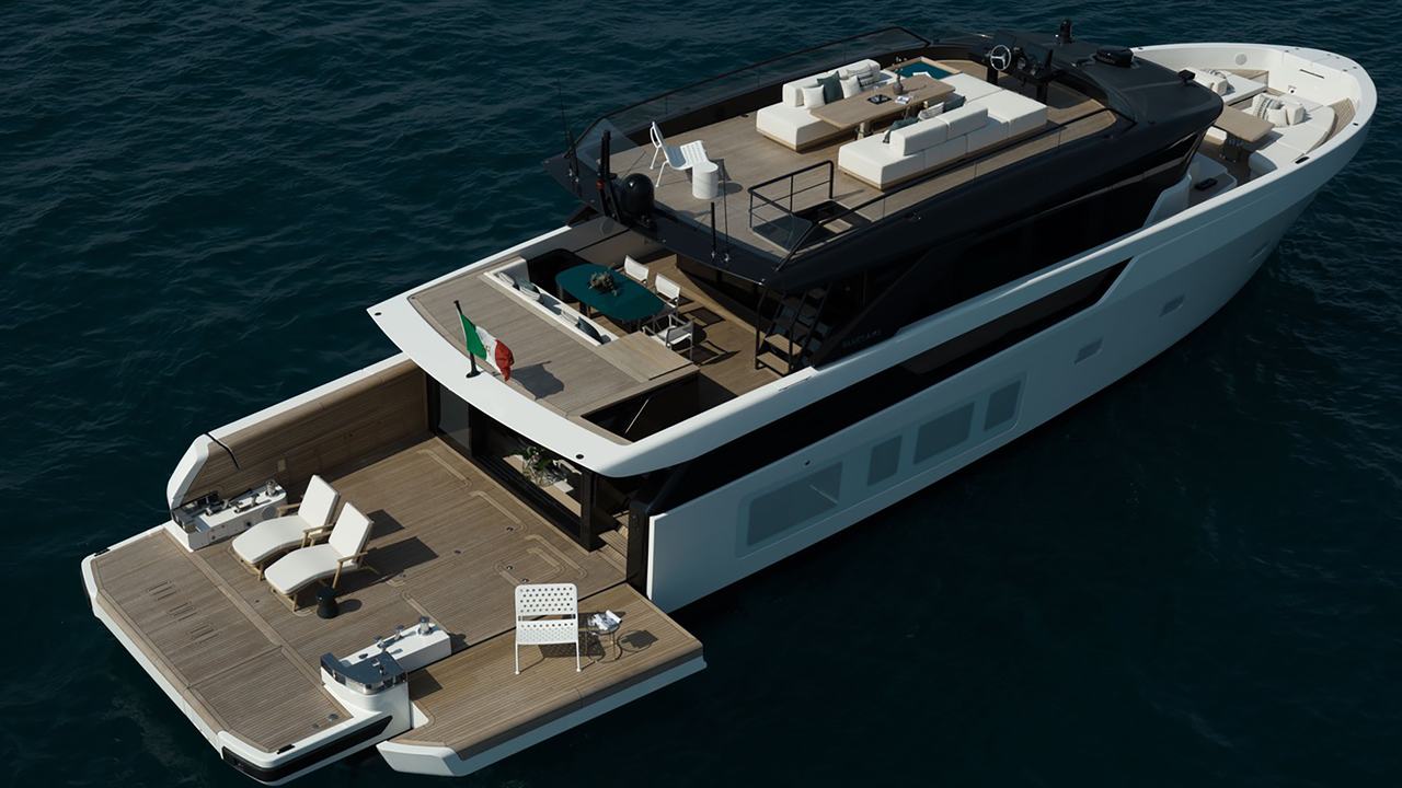 Terrazza poppiera aperta del Bluegame BGX83