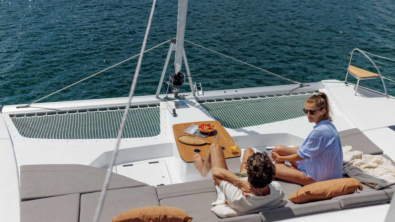 Pozzetto anteriore del Fountaine Pajot FP48