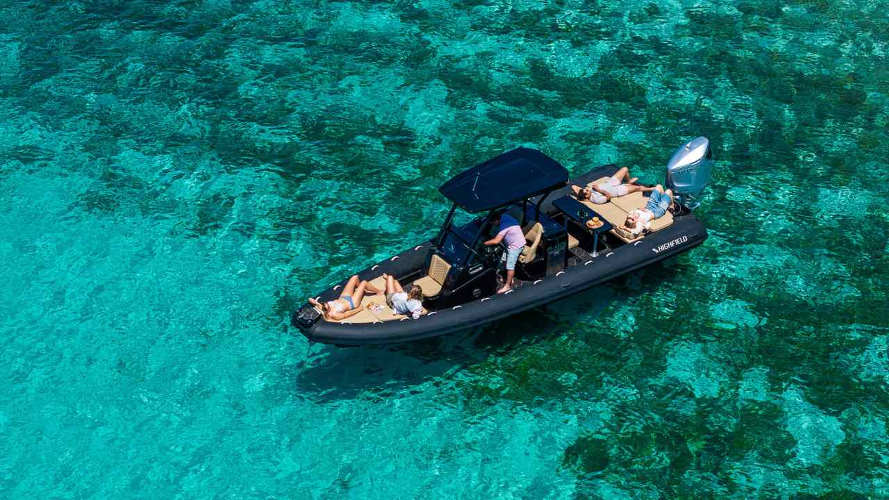 Highfield Sport 900 von oben in der Navigation gesehen