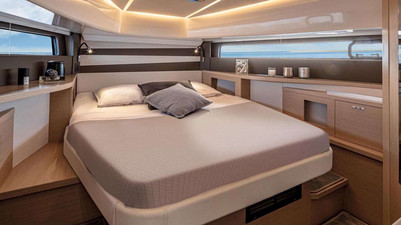 Cabina armatoriale della Jeanneau DB 37 IB