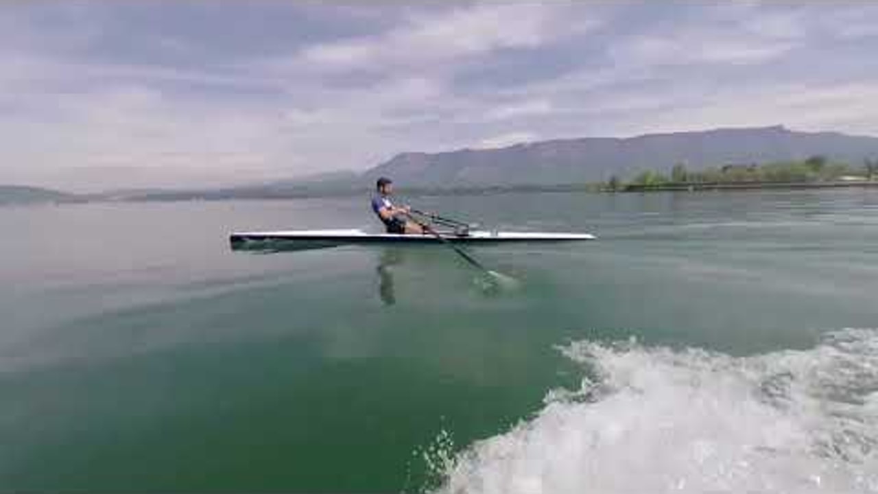 Liteboat LiteRIVER durante una sessione in acqua
