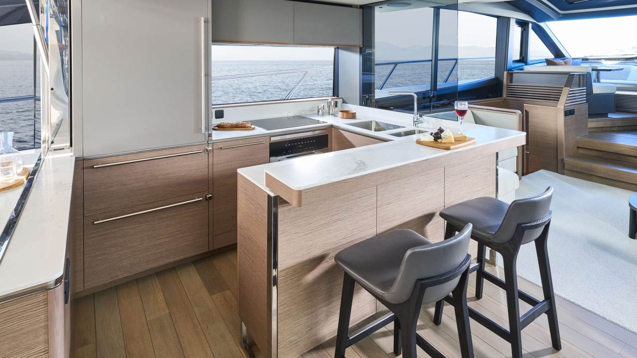 Cucina della Princess S80