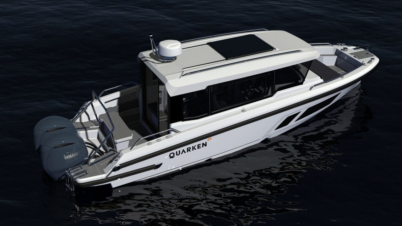 Quarken 27 Cabin con doppia motorizzazione vista dall’alto