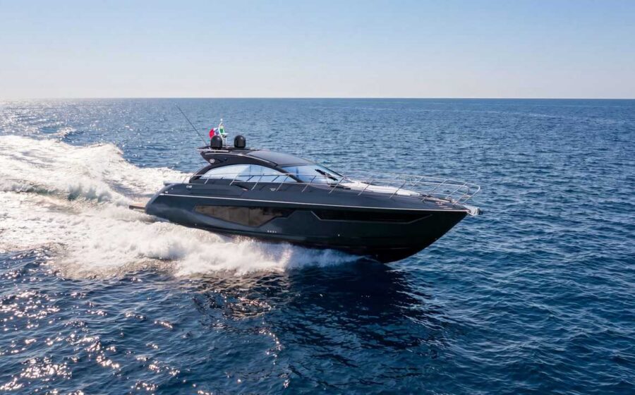Sessa C48 in navigazione visto dall’alto