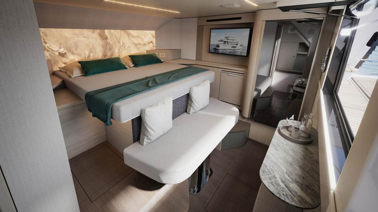 Quatrième cabine de l'Absolute Navetta 66 près du niveau de la mer