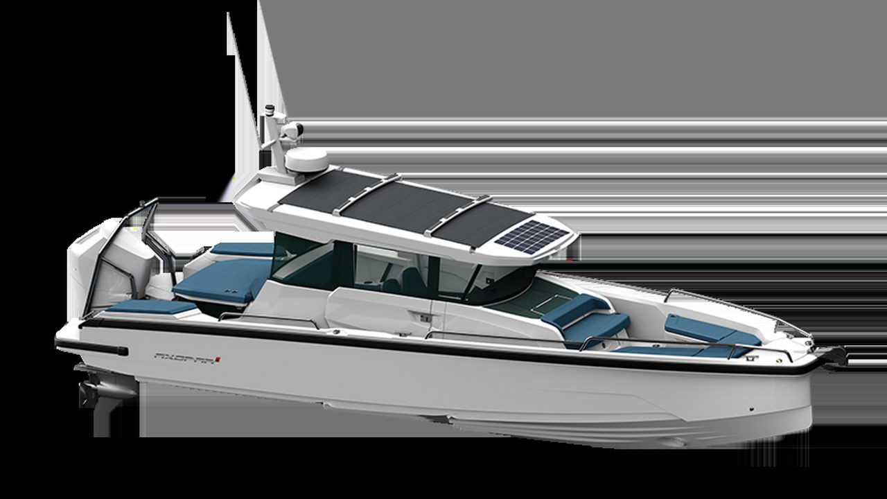 Axopar 29 XC Cross Cabin vista laterale
