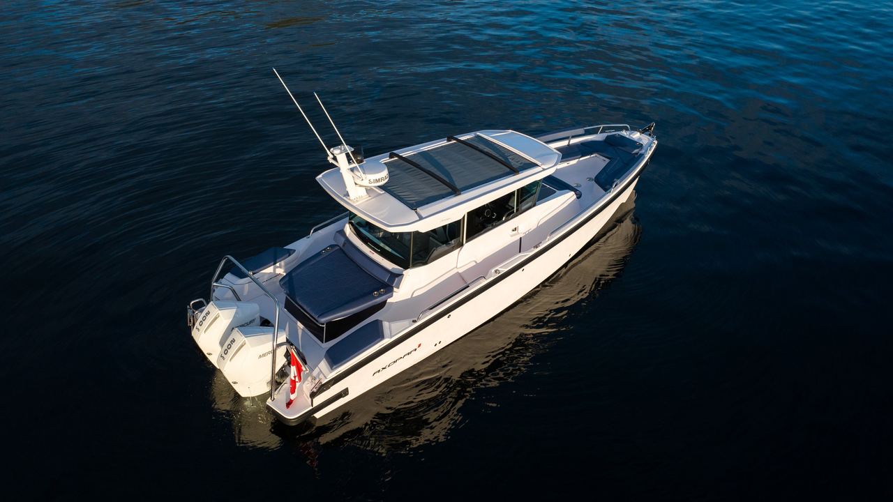 Axopar 29 XC Cross Cabin vista dall'alto