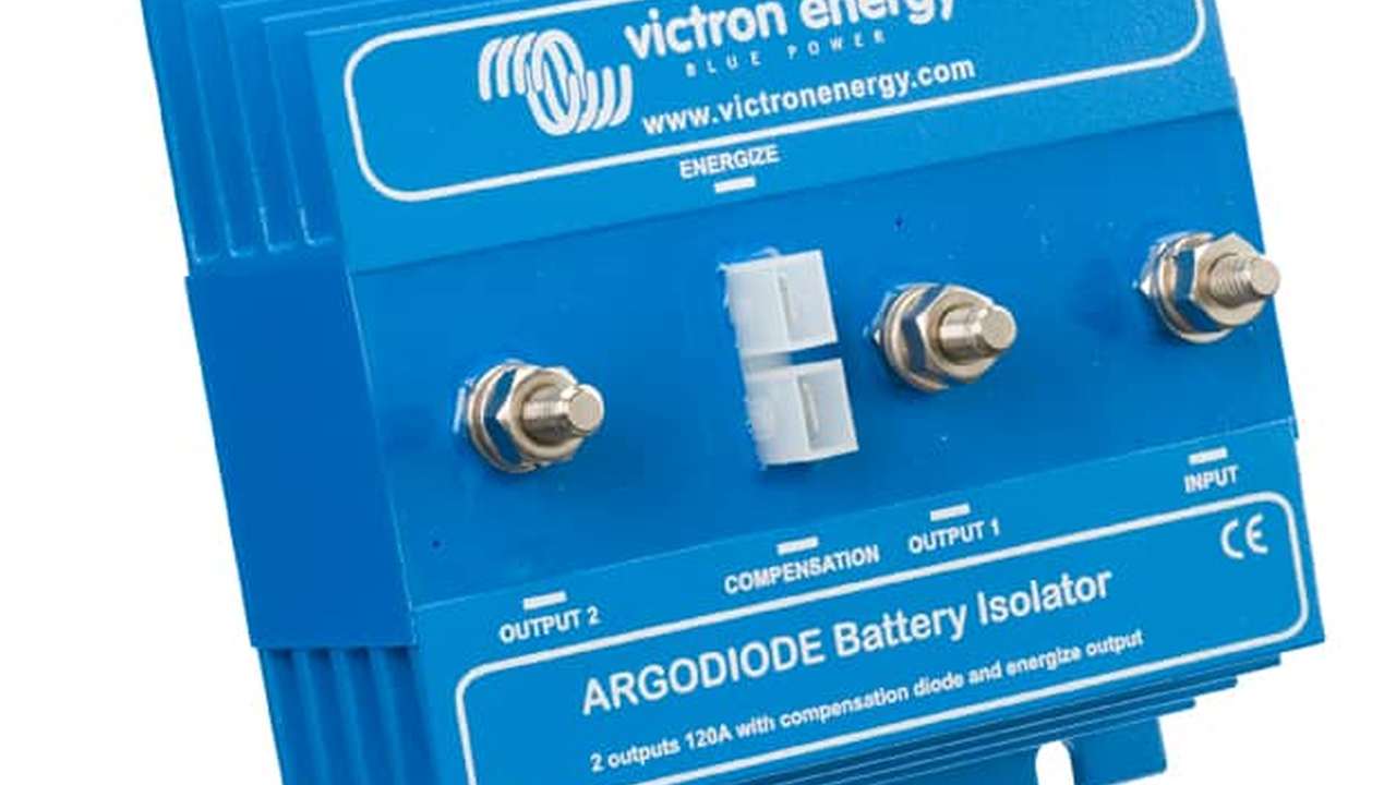 Diagnosi separatore batterie Victron Argo in barca 4