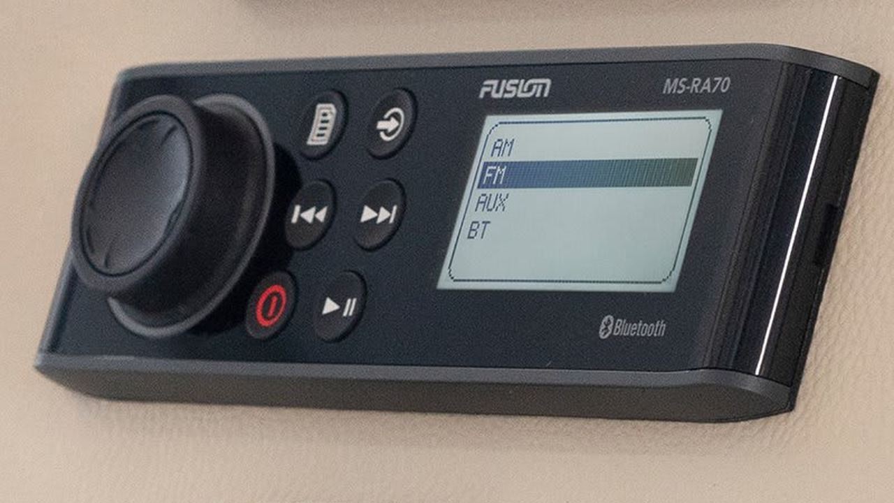 Cablaggio audio nautico Garmin Fusion 1