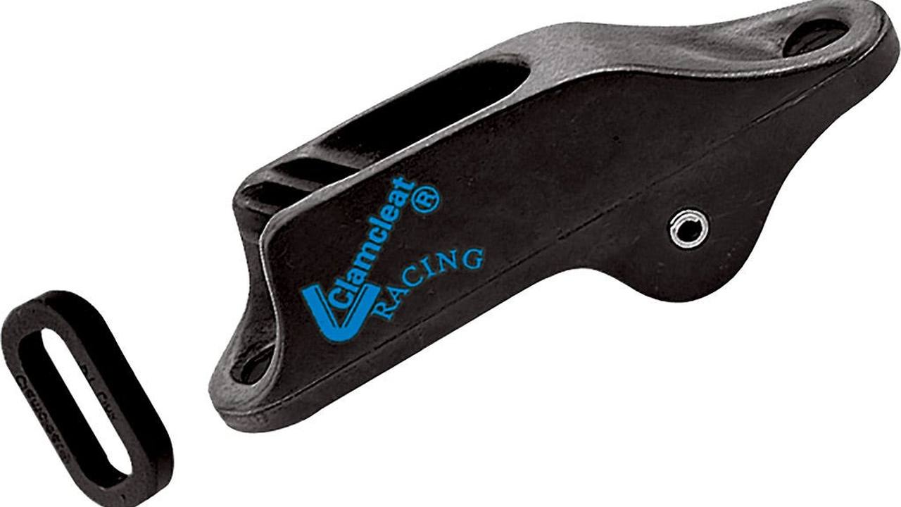 Cleat Ronstan in lega con rullo integrato