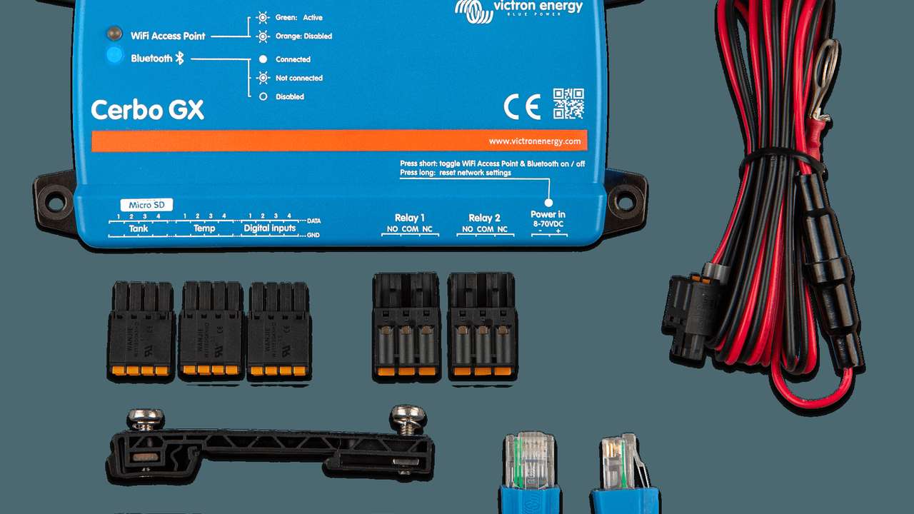 Central diagnosis Victron GX boat 2