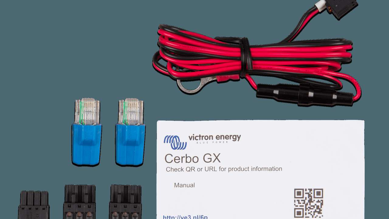 Checklist display Victron GX boat 5