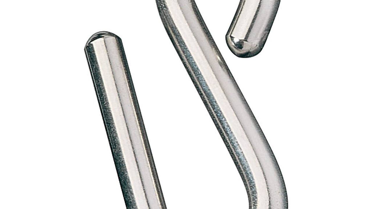 S-hook Ronstan RF49 in acciaio inossidabile