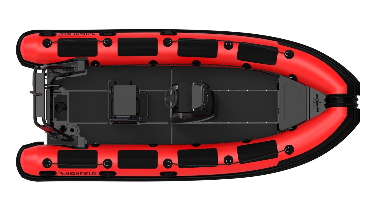 Patrol 500 rosso visto dall’alto