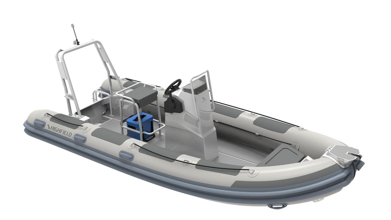 Highfield Patrol 500 in configurazione chiara