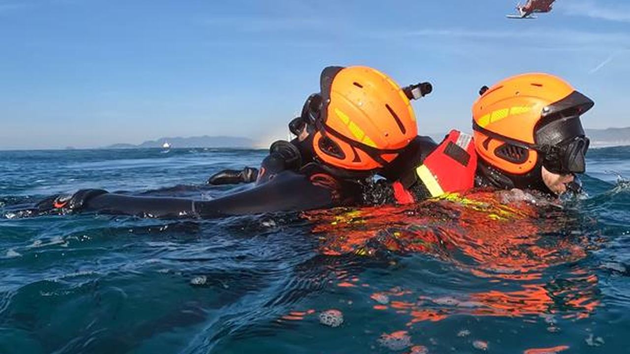 Mezzo della Guardia Costiera impegnato in una missione operativa