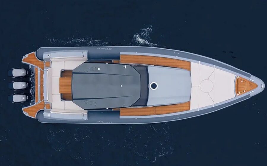 PY Yacht PY100 XL vu d'en haut