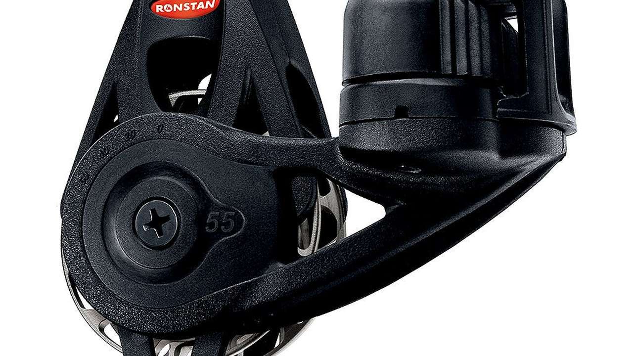 Bozzello ratchet Ronstan serie 55 con arricavo e camma