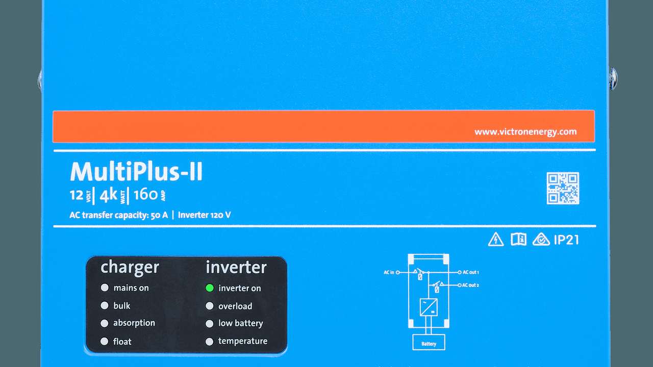 Diagnosi inverter caricabatterie Victron Quattro 3