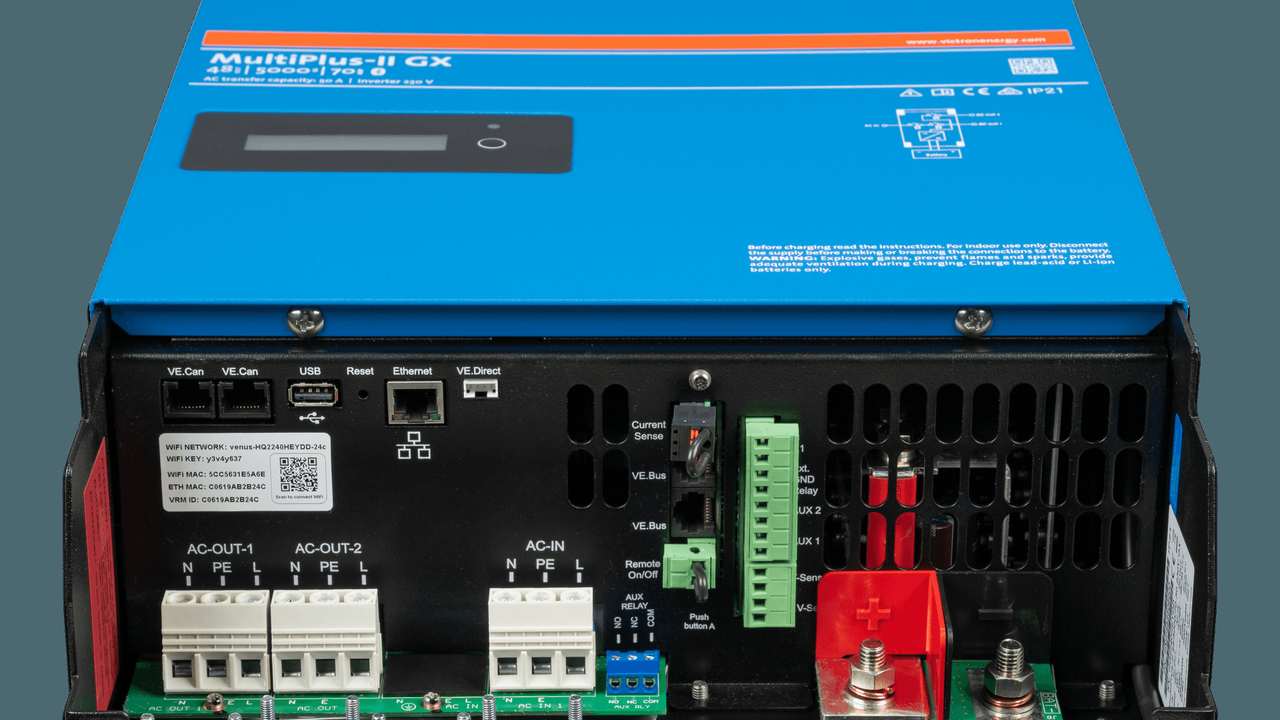 Controllo temperatura inverter caricabatterie 7