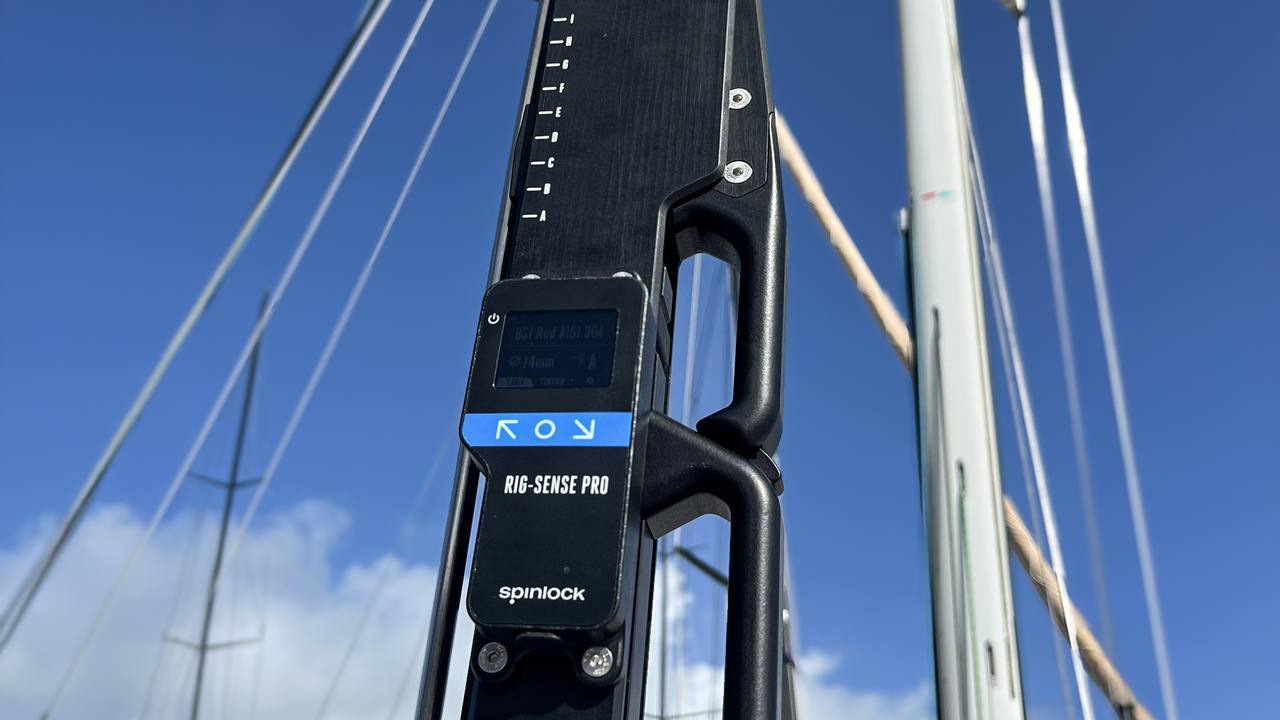 Rig Sense Pro montato sul sartiame 6