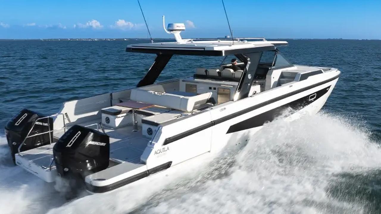 Poppa dell’Aquila 45 Sport con due Mercury V12